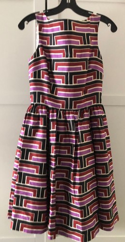 Abito geometrico Florence Broadhurst per Kate Spade taglia 0