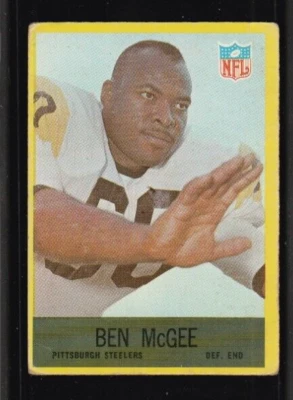 1967 Philadelphia Ben McGee 154 Jackson State Steelers Henderson Tigers Starkvil - Image 1 of 4