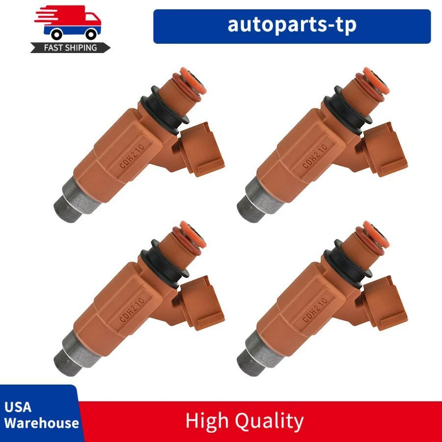 Inyectores de combustible 4 piezas para Mitsubishi Mirage 1,8 L 1997-2001 Eclipse 3,0 L 2000-2005 Foto 1 de 4