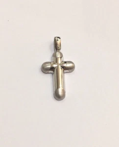 CIONDOLO CROCEFISSO UOMO ORO BIANCO 18 KT g. 2,16 - Bild 1 von 7