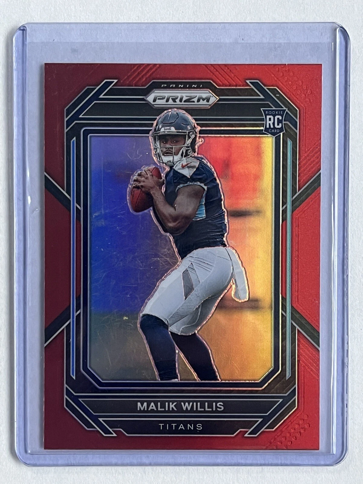 2022 Panini Prizm Malik Willis Red Retail SSP Rookie RC #303 Titans