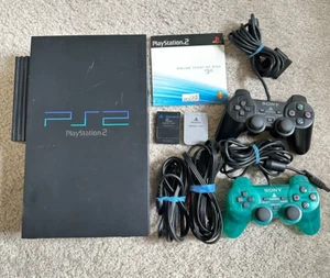 Sony PS2 Play Station 2 Spielekonsole Controller Memory Cards Kabel Original Posten - Bild 1 von 13