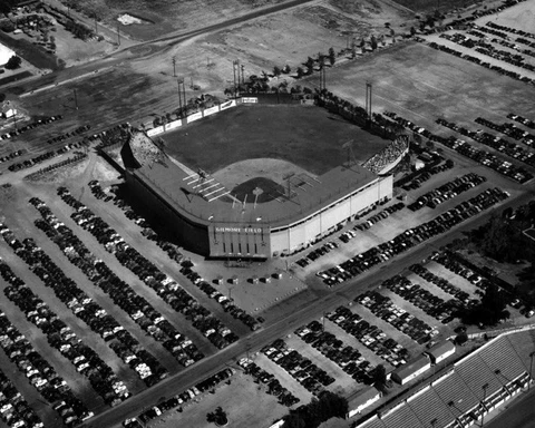 Hollywood Stars GILMORE FIELD 8x10 Photo Print Stadium Poster Minor League Team Cover