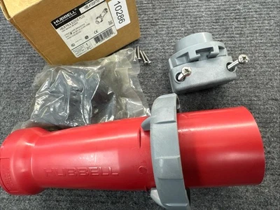 Hubbell HBL4100P7W PIN & SLEEVE plugue macho 100A trifásico 480V AC 3P4W 4100P7W - Imagem 1 de 4