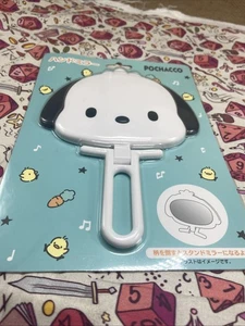 New Sanrio 740730 Pochacco Face Shape Hand Mirror New USA Shipper - Foto 1 di 7