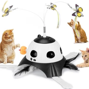 3-in-1 Automatic Cat Toys for Indoor Cats, Fluttering Butterfly, Whack a Mole... - Picture 1 of 8