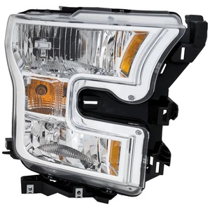 Passenger Side Headlight For Ford F-150 2015-2017 Halogen with Bulb(s) CAPA - Picture 1 of 8