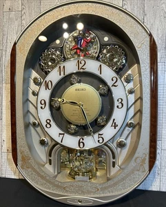 2007 Seiko Melodies in Motion Collector's Edition Swarovski Crystal Clock Tested - Picture 1 of 11