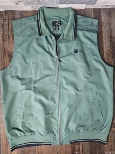 Cutter & Buck Full Zip Weste mit Sawgrass Emblem Damen XL Grün & Navy - Bild 1 von 8