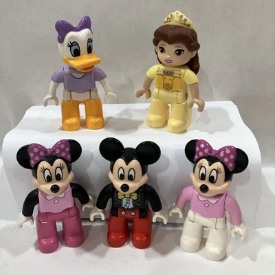 Lego DUPLO Lot Of 5 Belle, 2 Minnie, Mickey & Daisy Disney Princess - Image 1 of 4
