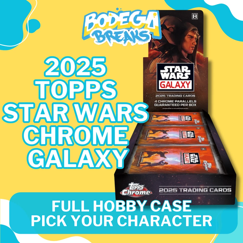 Kanan Jarrus - 2025 Topps 星球大战 Chrome Galaxy - 12 盒 Hobby Case Break — 第 1/1 张图片