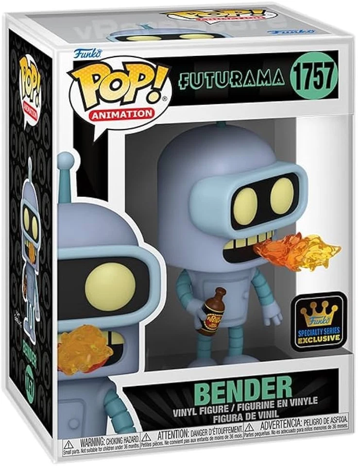 Figura Funko Pop Futurama Bender Eructar (Serie Especial) Foto 1 de 1