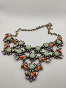 J. Collar Crew Vintage Piedras Preciosas Multicolores 18-20" - Imagen 1 de 4