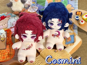 Anime Demon Slayer Kokushibo Tsugikuni Yoriichi 20cm Plush Doll Dress up Toy - Picture 1 of 2