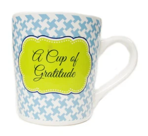 A CUP OF GRATITUDE MUG by Designpac 14 oz - FAST SHIPPING !!! - Picture 1 of 2