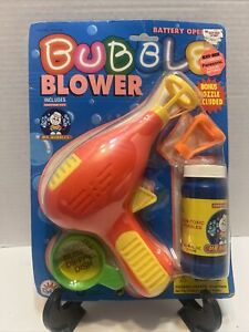 Vintage 1993 Mr Bubbles Bubble Blower Gun New & Sealed Tootsie Toy FunRise
