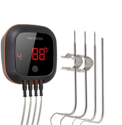 Bluetooth Grillthermometer BBQ Fleischthermometer Digital mit App & Magnet - Bild 1 von 4