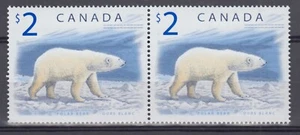 CANADA MINT 1690NH PAIR $2.00 POLAR BEAR, NOT TAGGED - Picture 1 of 1