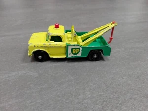 Matchbox Series Lesney No. 13 - Dodge Wreck Tow Truck - Green yellow 'BP' decals - Picture 1 of 13