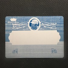 2006 FLEER MLB GREATS OF THE GAME JOE MORGAN CYAN PRINTING PLATE #ed 1/1 C. REDS