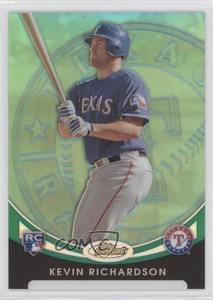 2010 Topps Finest Green Refractor /99 Kevin Richardson #132