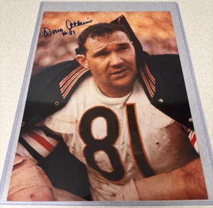 DOUG ATKINS "H.O.F. Foto 8x10 firmada autografiada de Chicago Bears 1982" - Imagen 1 de 2