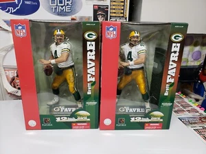 2x) Brett Favre NFL Series 1 12” Mcfarlane Figures 1 Shiny Pants Variant 1 Dull - Picture 1 of 6