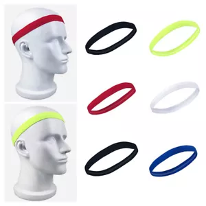 5 PCS Non-Slip Headband Sports Headbands Yoga Running Fitness Sweatbands - Picture 1 of 15