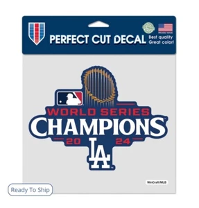 Los Angeles Dodgers WinCraft 2024 World Series Champions 8" x 8" Decal - Picture 1 of 1