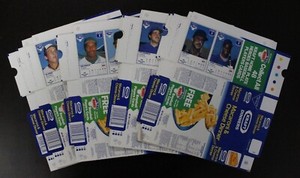 1987 Kraft Home Plate Heroes 24 Uncut Panel/ Boxes Complete Set *A194