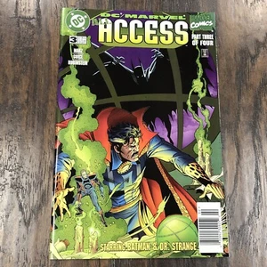 DC Marvel All Access #3🔥HTF NEWSSTAND VARIANT 1997🔥BATMAN & DR STRANGE Team Up - Picture 1 of 5