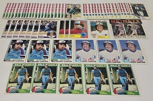 (62) GARY CARTER Lot 1981 1982 1983 1984 1986 TOPPS Mid/ High Grade EXPOS METS - Picture 1 of 1