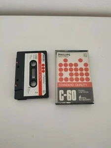 Cassette audio Philips c-60 vintage - Photo 1/3