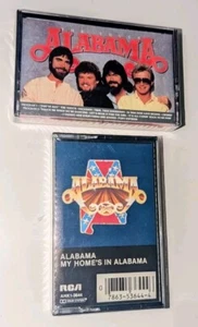 2 ALABAMA Cassettes The Touch & My Home's In Alabama Both New Sealed - Picture 1 of 4