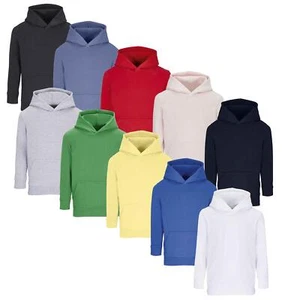 SOLS Kids Boys Girls Childs Cotton Blend Hoodie Hooded Sweatshirt - Picture 1 of 12