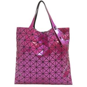 BAO BAO ISSEY MIYAKE Tote Bag PVC Purple Red 10*10 - Picture 1 of 14
