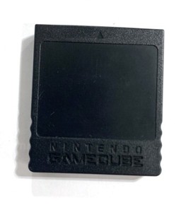 Official Nintendo GameCube Black Memory Card 251 Blocks (DOL-014) Genuine OEM