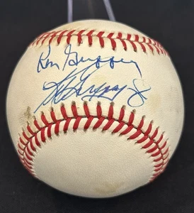 Ken Griffey & Ken Griffey Jr. Signed Official American League Baseball PSA/DNA - Picture 1 of 7