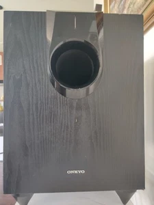 Onkyo SKW-580 Powered Subwoofer 120V 163W Black – Tested & Working - Picture 1 of 6