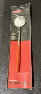 NOS Vintage Craftsman 14” Circle Telescoping Inspection Mirror 4070 USA New - Foto 1 di 6