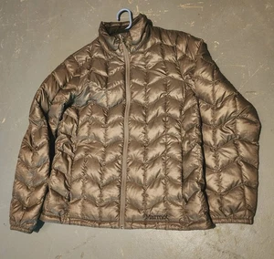 Marmot Down Puffer Jacket 800 Fill Espresso Brown Womens Large Down - Picture 1 of 7