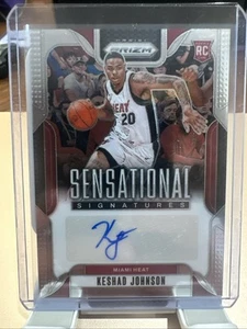 2024-25 Panini Prizm - Sensational Signatures Keshad Johnson #SS-KSJ (AU, RC) - Bild 1 von 2