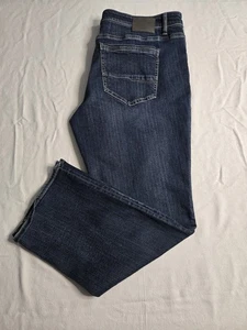 Outpost Makers jeans men's 40x30 relaxed straight blue stretch denim Dark Wash - Picture 1 of 13
