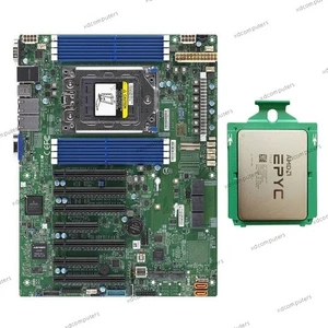 Carte mère serveur Supermicro H12SSL-i ATX + combos processeur processeur CPU AMD EPYC 7542 - Photo 1/3