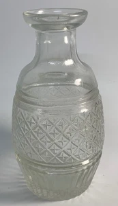 Vintage geschliffenes Glas Ätzglas Kreuz Design - Bild 1 von 6