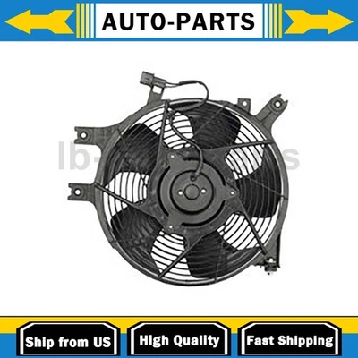 Conjunto de ventilador condensador aire acondicionado para Mitsubishi Montero Sport 1998 1999 2000 2001 2002 Foto 1 de 4