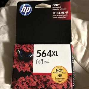 Genuine HP 564XL Photo Ink Cartridge Black (CB322WN#140) EXP 01/2020 - Picture 1 of 3
