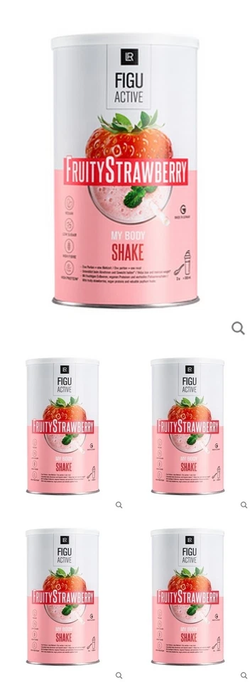 LR FIGUACTIVE Fruity Strawberry Shake LIFETAKT - 2 3 4 5 6 Stück Proteine Pulver - Bild 1 von 1