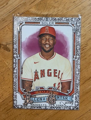 2025 Topps Allen & Ginter Jorge Soler Foil Filagree #167 Los Angeles Angels Foto 1 de 2