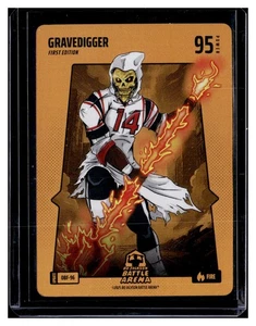 Bo Jackson Battle Arena Update #OBF-96 Gravedigger Stefon Diggs Orange Fire Foil - Picture 1 of 2